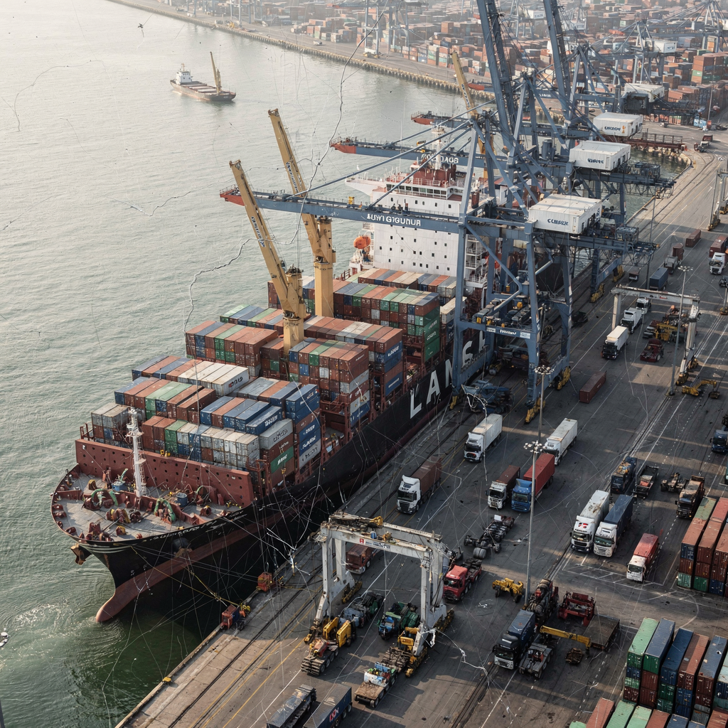 Reducing ship turnaround time using double-cycling